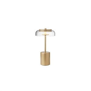 Nuura Blossi Transportabel Lampe Mini Nordisk Guld/Klar