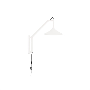 FDB Møbler U18 Hasle Væglampe Oyster White