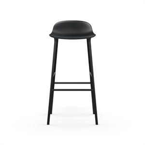 Normann Copenhagen Form Barstol H75 cm Sort/Sort Stål