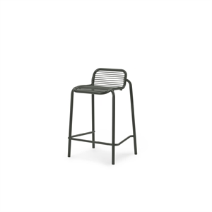 Normann Copenhagen Vig Barstol H65 cm Mørk Grøn