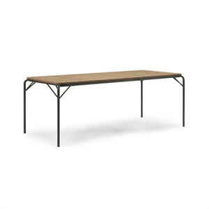 Normann Copenhagen Vig Spisebord 90 x 200 cm Mørk Grøn/Robinia