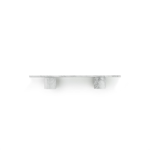 Normann Copenhagen Sten Hylde 80 cm Hvid Marmor