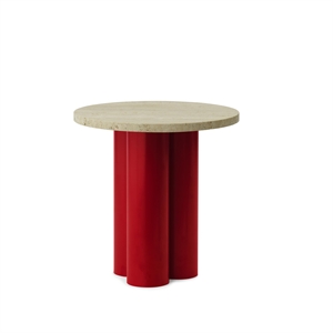 Normann Copenhagen Dit Sidebord Rød/Travertine Light