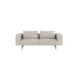 Vipp Loft 2-Personers Sofa Wavy Off White/Lysegrå/Sort