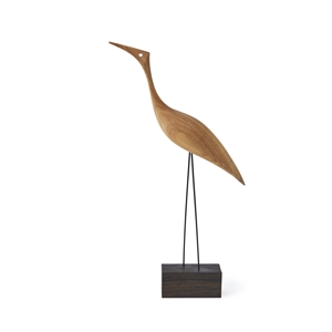 Warm Nordic Beak Bird Tall Heron Teaktræ