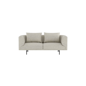 Vipp Chimney 2-Personers Sofa Bark Off White/Lysegrå/Sort