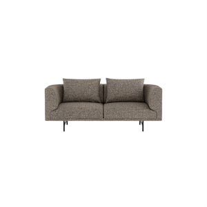 Vipp Chimney 2-Personers Sofa Bark Umber/Off White/Sort