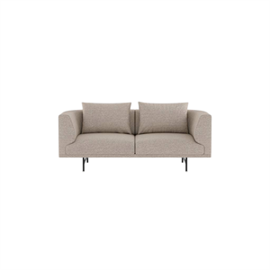 Vipp Chimney 2-Personers Sofa Brook Beige/Kastajne/Sort