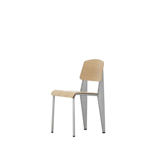 Vitra Standard Spisebordsstol Prouvé Métal Brut/Egetræ