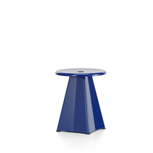 Vitra Tabouret Métallique Skammel Prouvé Bleu Marcoule