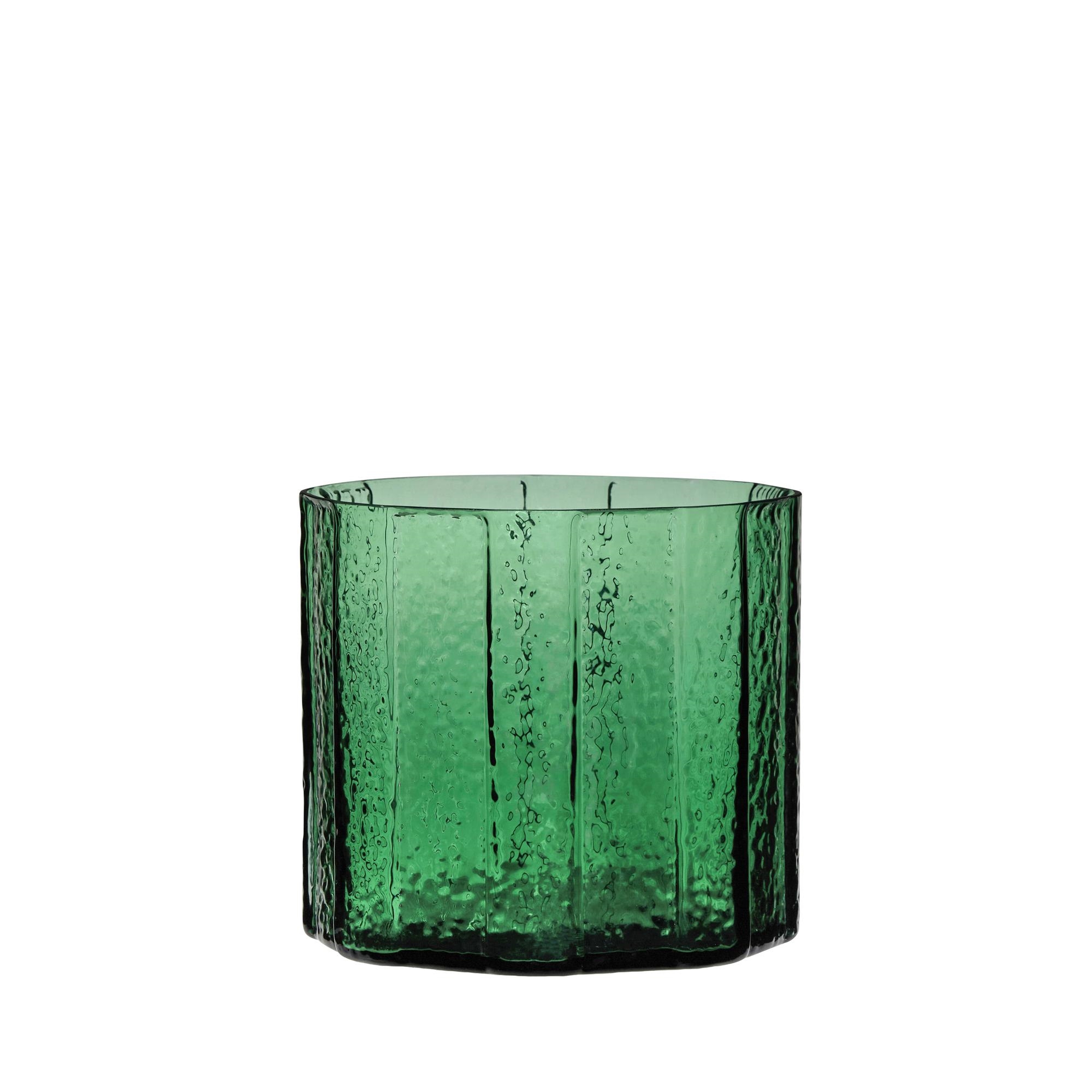 Hübsch Emerald Vase Grøn