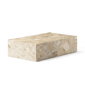 Audo Plinth Sofabord Lav Kunis Breccia Marmor