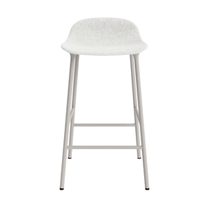 Normann Copenhagen Form Barstol 65 cm Polstret Gruppe 5 Varm Grå/Stål