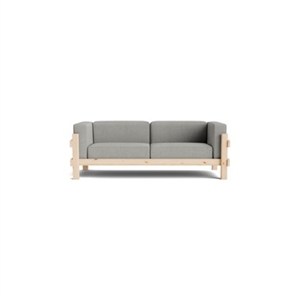 Normann Copenhagen Kube 3-Seater Sofa Fyrretræ/Remix 133