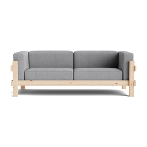 Normann Copenhagen Kube 3-Seater Sofa Fyrretræ/Remix 143