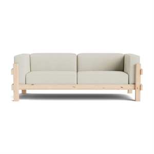 Normann Copenhagen Kube 3-Seater Sofa Fyrretræ/Remix 223