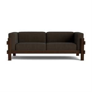 Normann Copenhagen Kube 3-Seater Sofa Mørkebrun/Remix 356