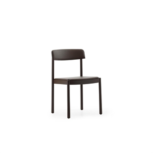 Normann Copenhagen Timb Spisebordsstol Polstret Brun/Chokolade Læder
