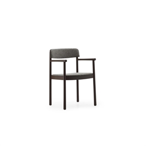 Normann Copenhagen Timb Spisebordsstol Med Armlæn Polstret Brun/Hallingdal 368