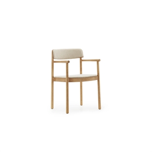Normann Copenhagen Timb Spisebordsstol Med Armlæn Polstret Tan/Hallingdal 220