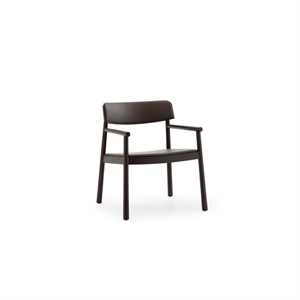 Normann Copenhagen Timb Lænestol Polstret Brun/Chokolade Læder