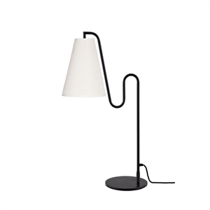 Globen Lighting Lou Bordlampe Hvid/Sort