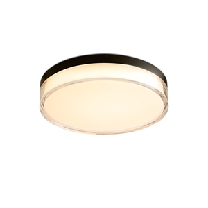 Halo Design Clear Loftlampe Ø28 Akryl/Sort