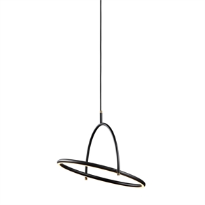 Halo Design Tilt Chandelier Lysekrone Ø40 Sort