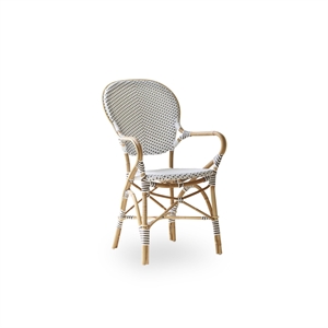 Sika-Design Isabell Caféstol med Armlæn Hvid