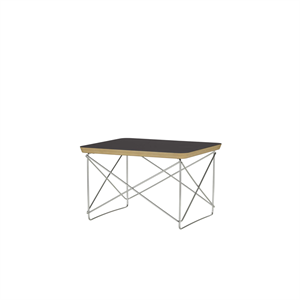 Vitra Occasional Table LTR Sengebord/Sidebord Sort Laminat/Rustfri Stål