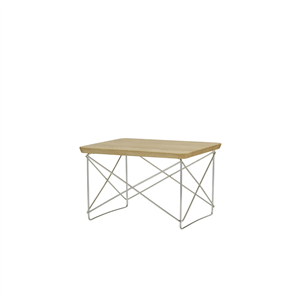 Vitra Occasional Table LTR Sengebord/Sidebord Natural Kastanje/Rustfri Stål