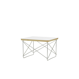 Vitra Occasional Table LTR Sengebord/Sidebord Hvid Laminat/Rustfri Stål