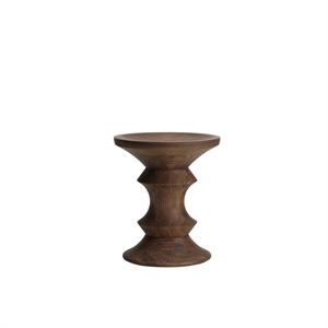 Vitra Eames Stool Model C Skammel Mørk Valnød