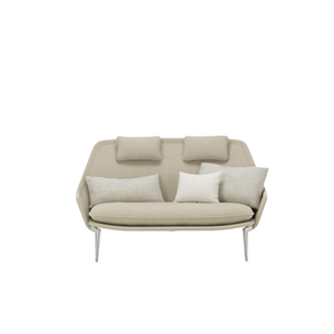 Vitra Slow Sofa Flocca 0650/Beige 02/Krom