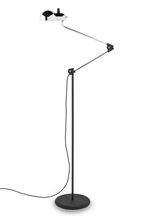 Stilnovo Topo Piantana Gulvlampe Krom