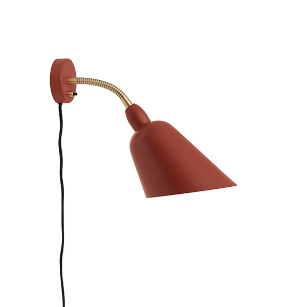 Køb &tradition Bellevue AJ9 Væglampe Copper Brown/Brass