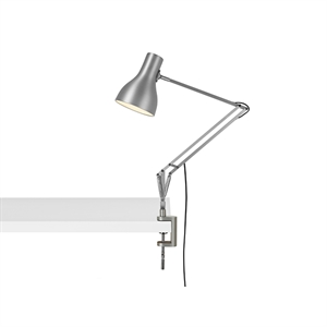 Anglepoise Type 75 Lampe med Klemme Silver Lustre