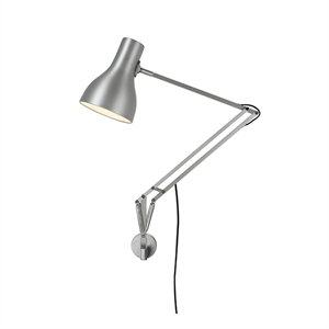 Anglepoise Type 75 Lampe med Vægbeslag Silver Lustre