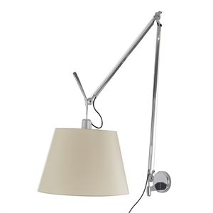 Artemide Tolomeo Mega Væglampe Pergament 42cm m. lysdæmper