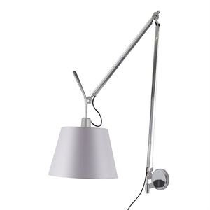 Artemide Tolomeo Mega Væglampe Satin 32cm m. lysdæmper