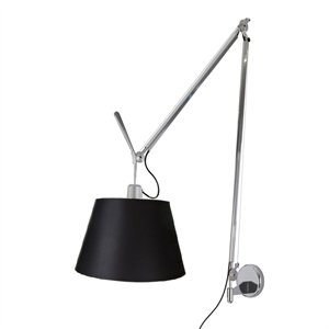 Artemide Tolomeo Mega Væglampe Sort Skærm 32cm