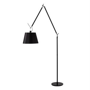 Artemide Tolomeo Mega Gulvlampe Sort 42 cm skærm