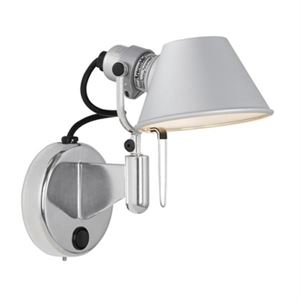 Artemide Tolomeo Micro Faretto LED Væglampe Dæmpbar med Afbryder 2700K