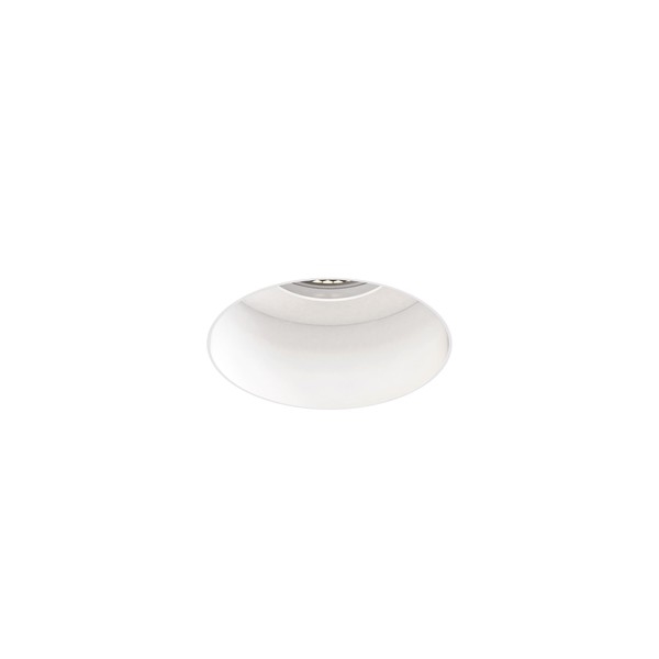 Astro Trimless Slimline Round Fixed Fire-Rated IP65 Spot Mat Hvid