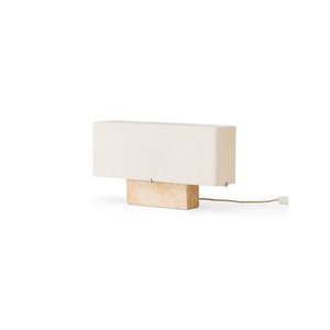 Audo Nonna Bordlampe H30 Travertin/Sand