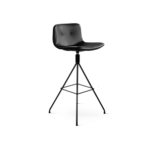 Bent Hansen Primum Barstol Med Swivel Høj Sort/Zenso 3 207