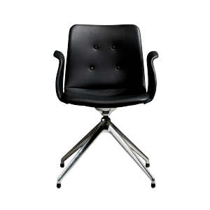 Bent Hansen Primum 4-Star Spisebordsstol Poleret Stål/Zenso 3 207