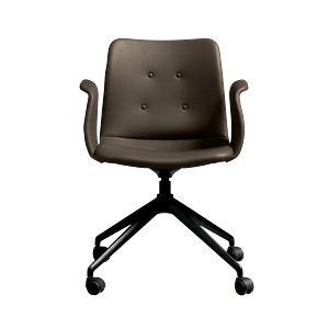 Bent Hansen Primum 4-Star Spisebordsstol Med Hjul Sort/Zenso 3 230