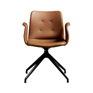 Bent Hansen Primum 4-Star Spisebordsstol Med Swivel Sort/Zenso 3 223