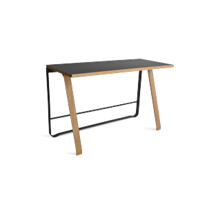 Bent Hansen Hemingway Skrivebord Med USB-stik Sort/Eg